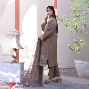 Embroidered Cotton Suit – Falak for women — Rangooz