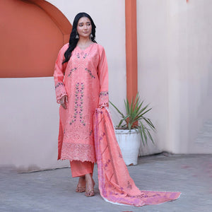 Embroidered Cotton Suit – Saba for women — Rangooz