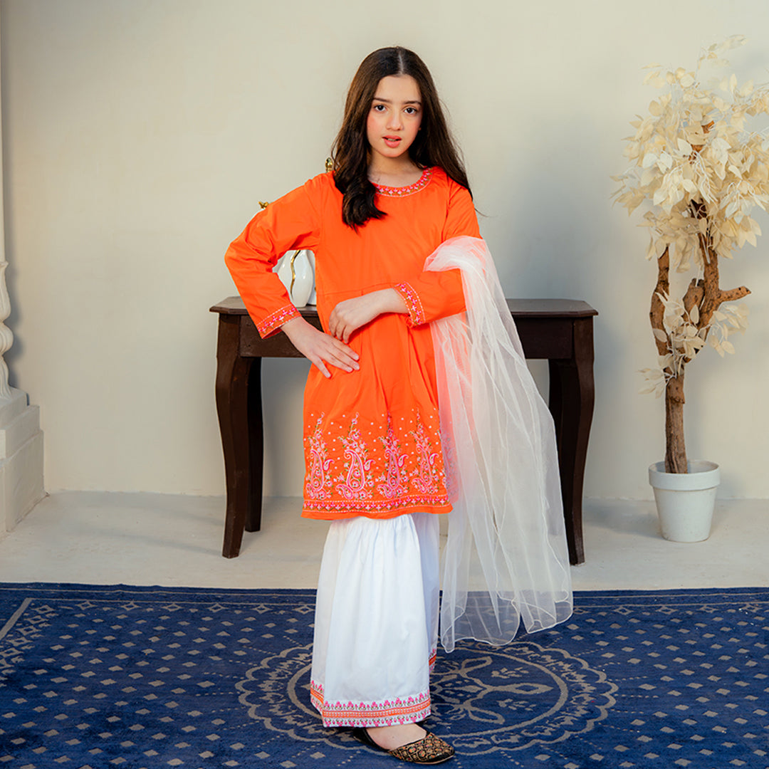 Embroidered Cotton Suit – Mehrab