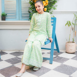 Printed Lawn Suit – Roshni for girls — Rangooz