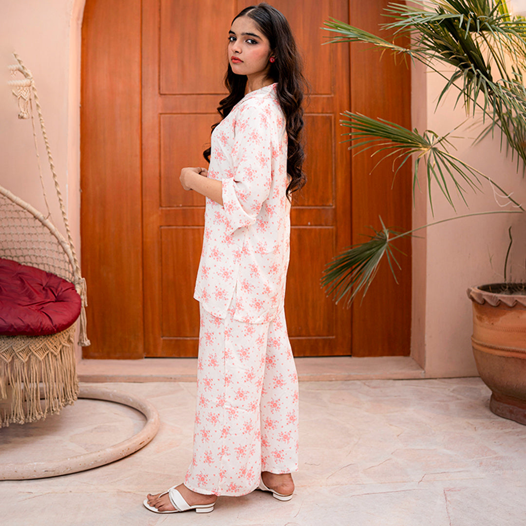 Printed Viscose Cotton Suit – Noori