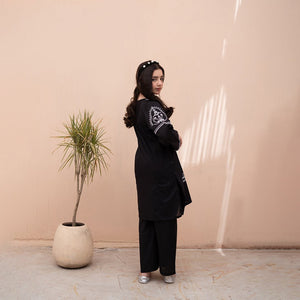 Embroidered Cotton Lawn Suit – Shaam for girls — Rangooz