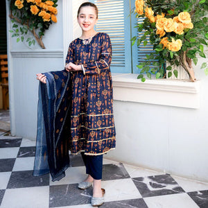 Printed Lawn Suit – Noorain for girls — Rangooz