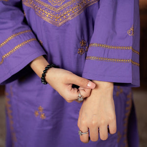 Embroidered Cotton Suit – Benafsha for girls — Rangooz