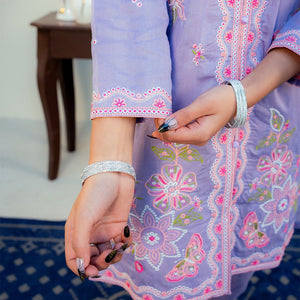 Embroidered Cotton Lawn Suit – Nilofer for girls — Rangooz