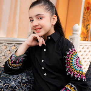 Embroidered Lawn Suit – Aatish for girls — Rangooz