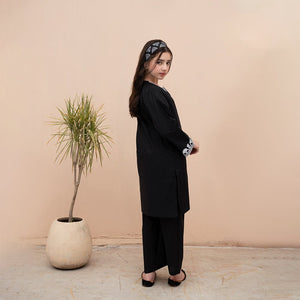 Embroidered Cotton Lawn Suit – Kajal for girls — Rangooz