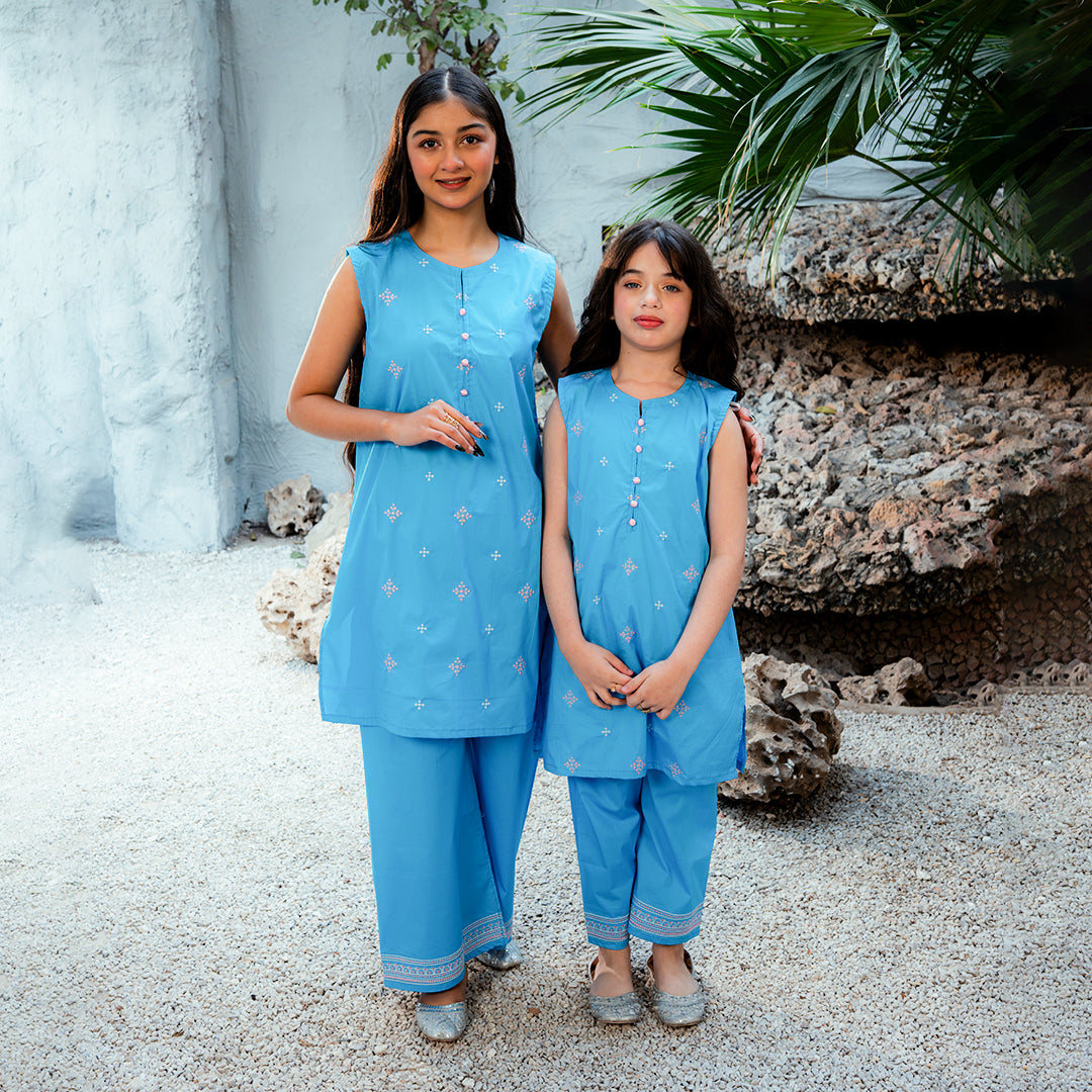 Embroidered Cotton Suit –Sitara