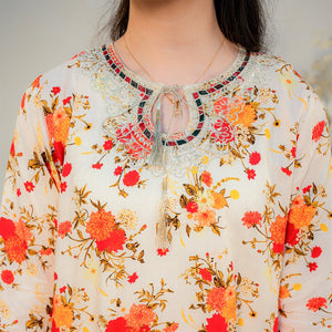 Printed Cotton Suit – Kiran for girls — Rangooz