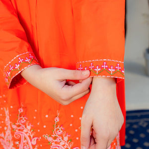 Embroidered Cotton Suit – Mehrab for girls — Rangooz