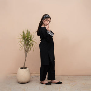 Embroidered Cotton Lawn Suit – Kajal for girls — Rangooz