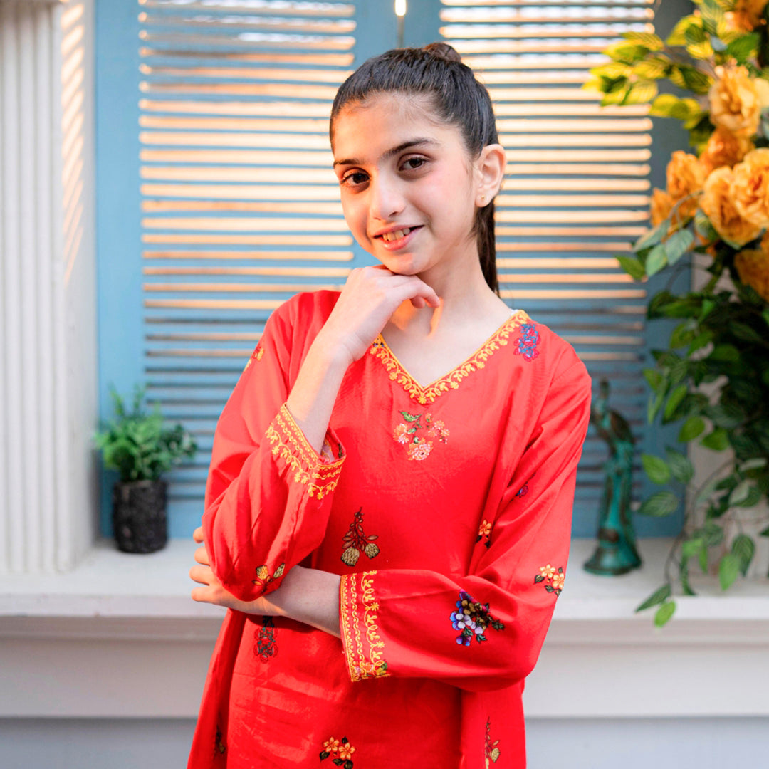 Printed Cotton Suit – Gulnar