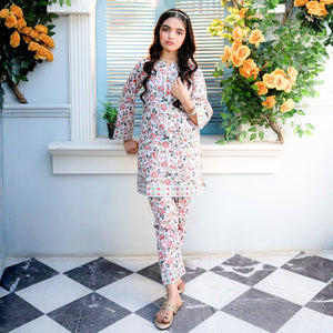 Printed Lawn Suit – Phool for girls — Rangooz