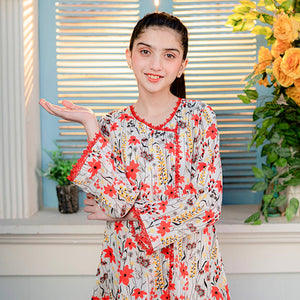 Printed Lawn Suit – Gulzar for girls — Rangooz