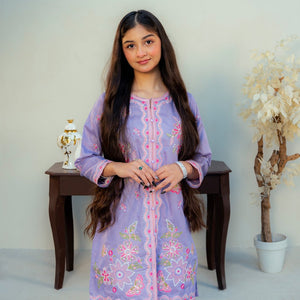 Embroidered Cotton Lawn Suit – Nilofer for girls — Rangooz