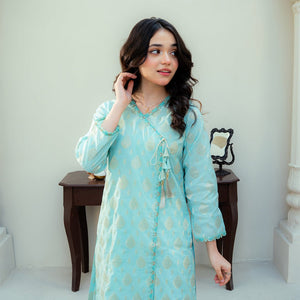 Embroidered Jacquard Suit – Feroza for girls — Rangooz