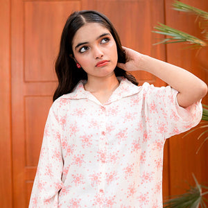 Printed Viscose Cotton Suit – Noori for girls — Rangooz