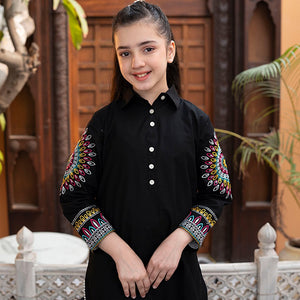 Embroidered Lawn Suit – Aatish for girls — Rangooz