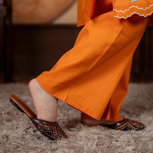 Embroidered Jacquard Suit – Zafran for girls — Rangooz