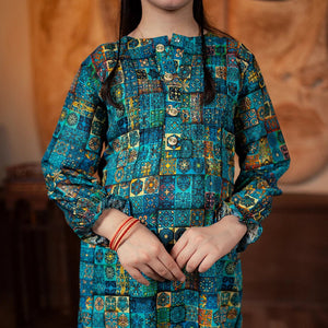 Printed Lawn Suit – Kashaan for girls — Rangooz