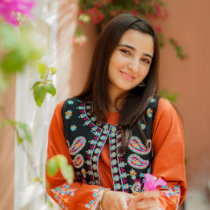 Blooming Tradition in Cotton Suit for girls — Rangooz