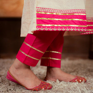 Embroidered Jacquard Suit – Riwayat for girls — Rangooz