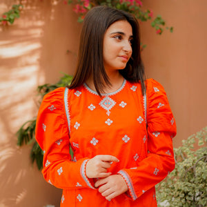 Apricot 2 PC Cotton Suit for girls — Rangooz