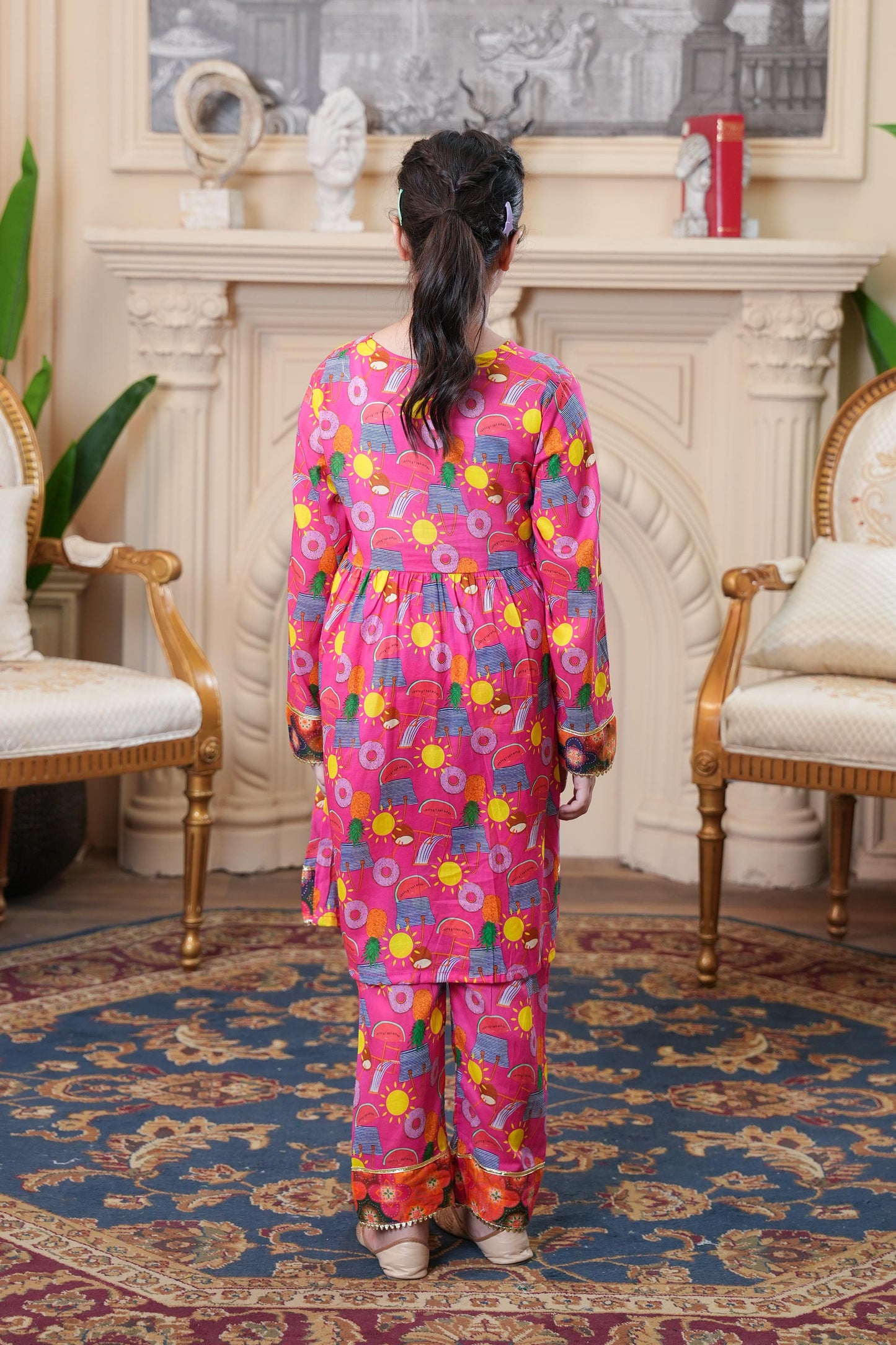 SunShine All-Over Printed Lawn 2 Piece Set
