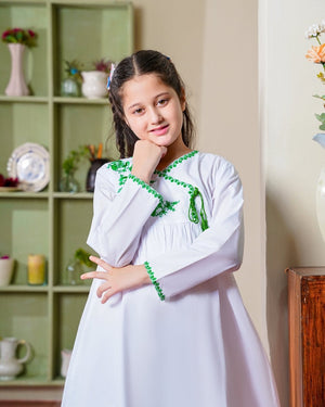 Festive Angrakha – Luxe Embroidered Ensemble Top only for girls — Rangooz