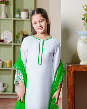 The Patriot Pret – Fine Embroidery, Cotton Comfort for girls — Rangooz