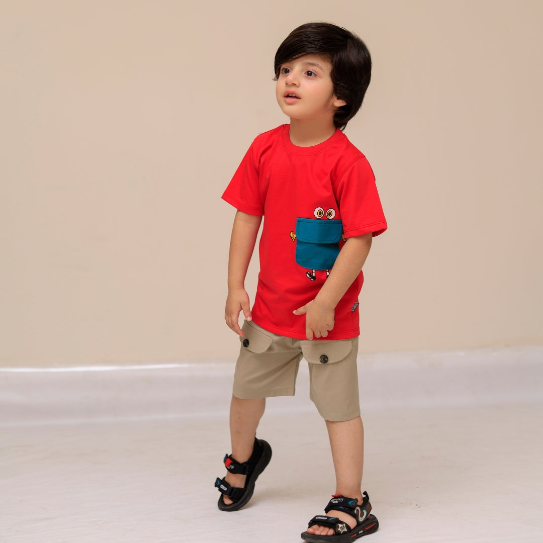 Comfort Meets Cuteness – Boys 2 Piece Summer Set