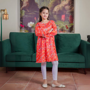 HeartPop Lawn Frock for girls — Rangooz