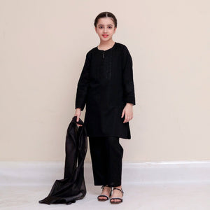 Onyx 3 PC Cotton Lawn Suit for girls — Rangooz