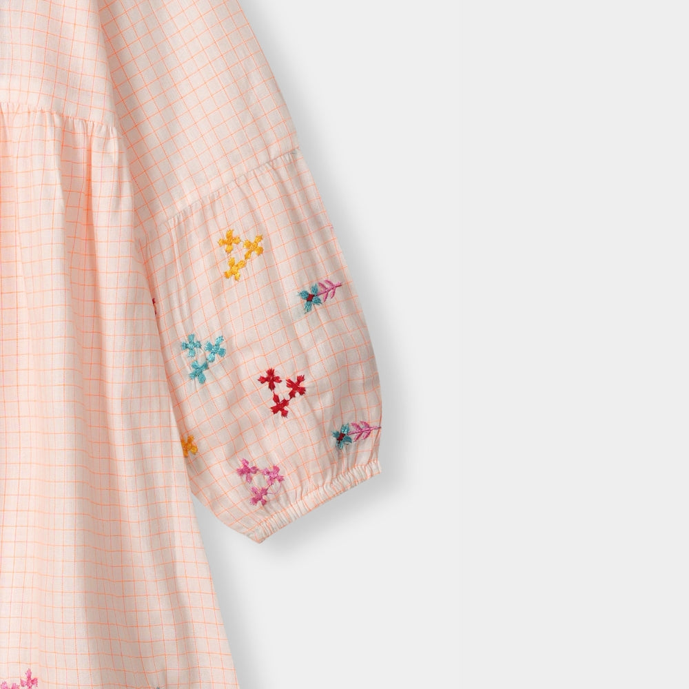 Embroidered Top for Baby Girls–Soft & Elegant Kidswear