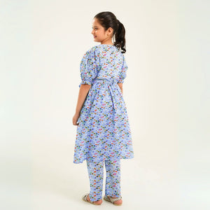 Cloudy Sky Frock Set for girls β Rangooz