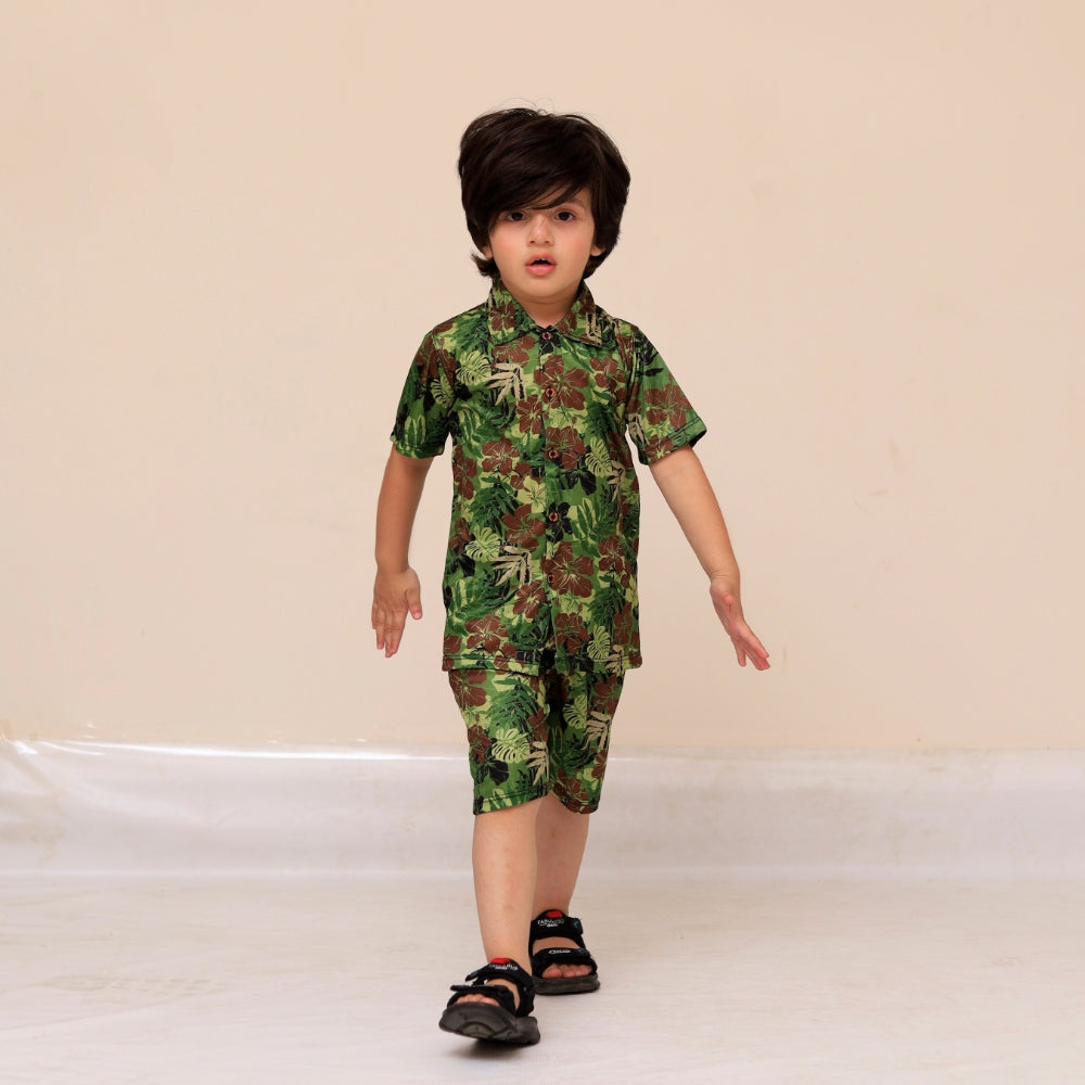 Printed 2 Pc Casual Wear Camouflage