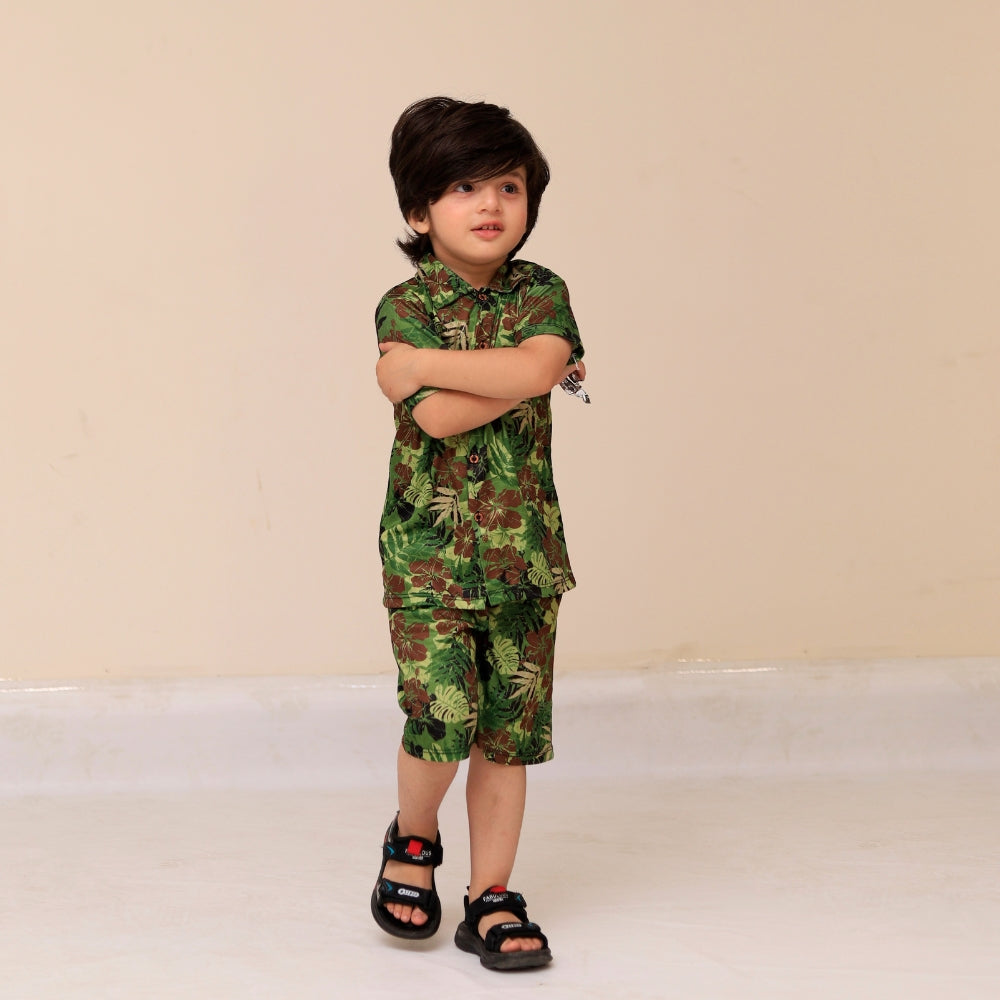 Printed 2 Pc Casual Wear Camouflage