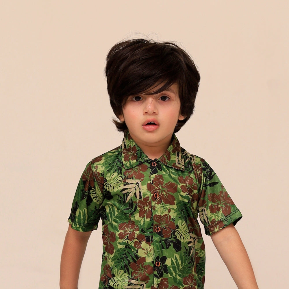 Printed 2 Pc Casual Wear Camouflage