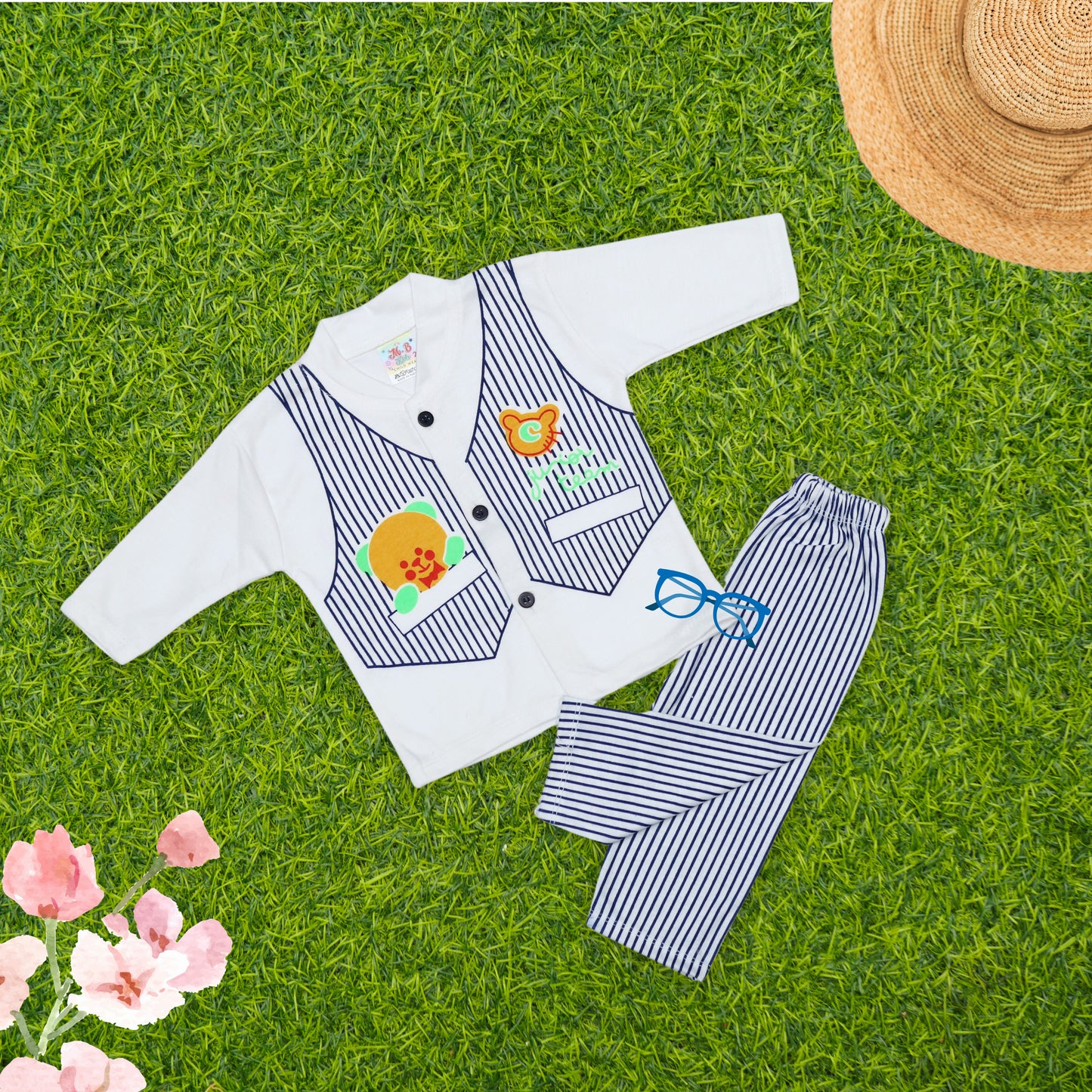Vestcoat Style Baby Suit