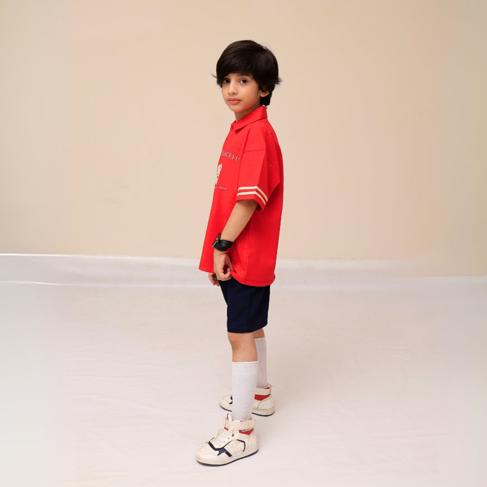 Printed Polo T-Shirt Pack for Toddler Boys – Casual Wear