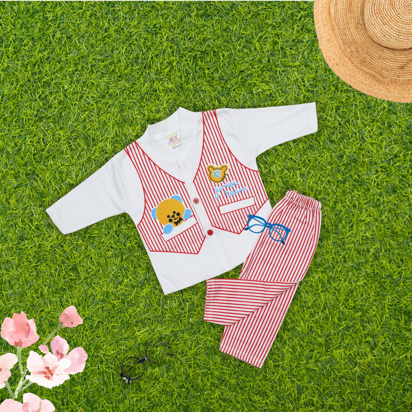 Vestcoat Style Baby Suit