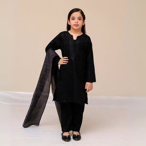 Raven 3 PC Cotton Lawn Suit for girls β Rangooz