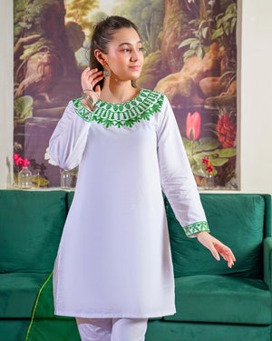 The Freedom Edit – Signature Embroidery in Cotton for girls — Rangooz