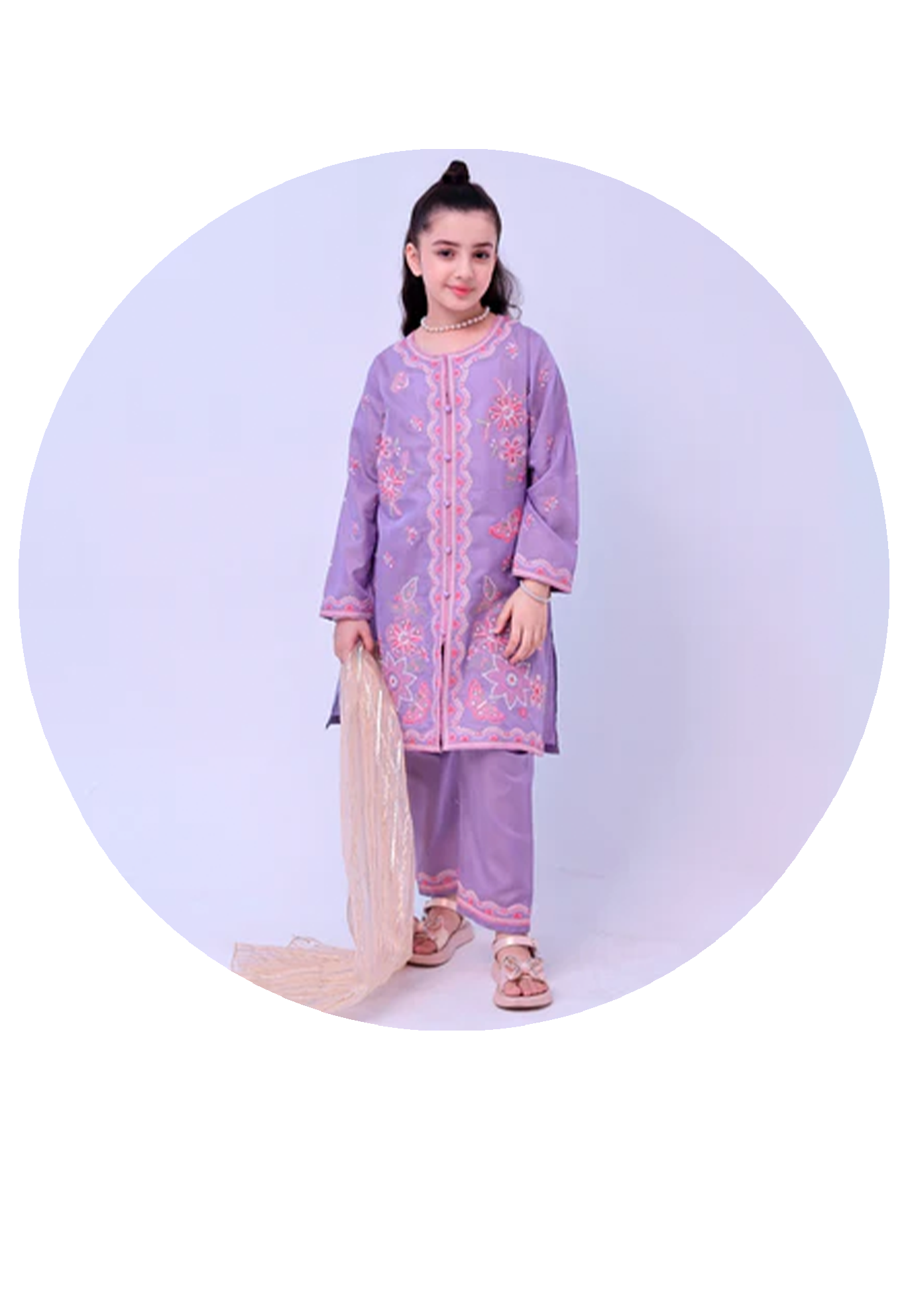 Elegant Pret Lawn Suit | 3 pc