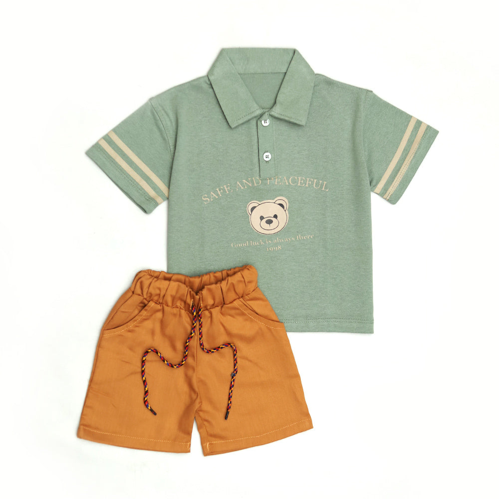 Kids Polo Shirt & Shorts Set – Lightweight Summer Wear