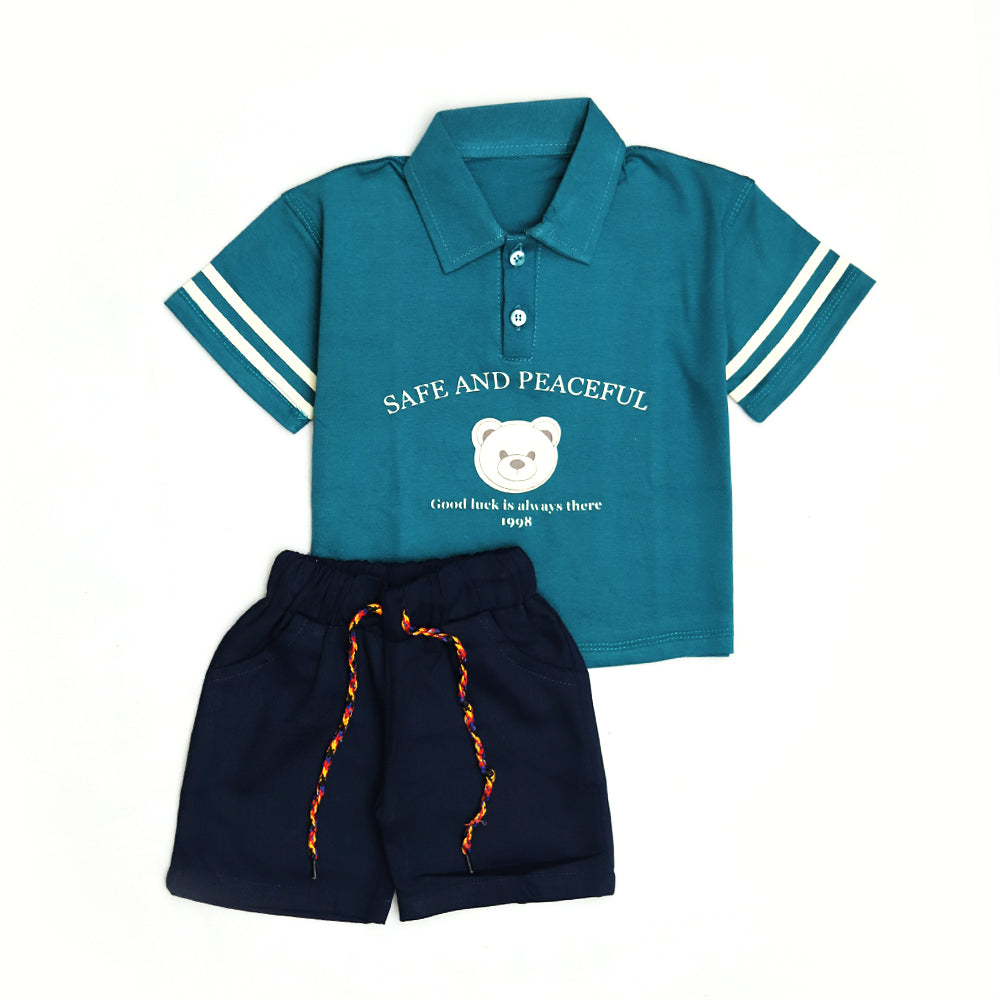 Kids Polo Shirt & Shorts Set – Lightweight Summer Wear