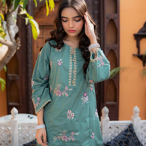 Embroidered Cotton Suit – Mehtab for girls — Rangooz