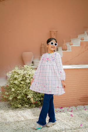 Embroidered Cotton Frock for girls — Rangooz