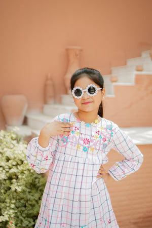 Embroidered Cotton Frock for girls — Rangooz