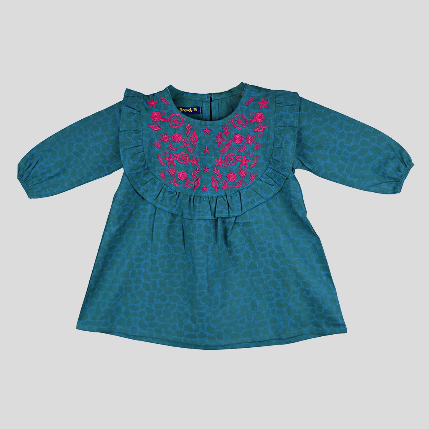 Elegant Sea Green Frock for Girls | Soft & Stylish